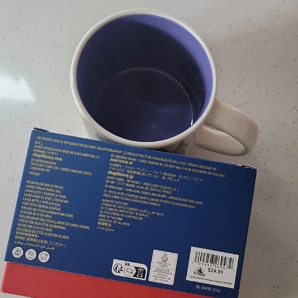 Starbucks 2023 Marvel Wakanda 14oz. Mug Discontinued Been There Collection